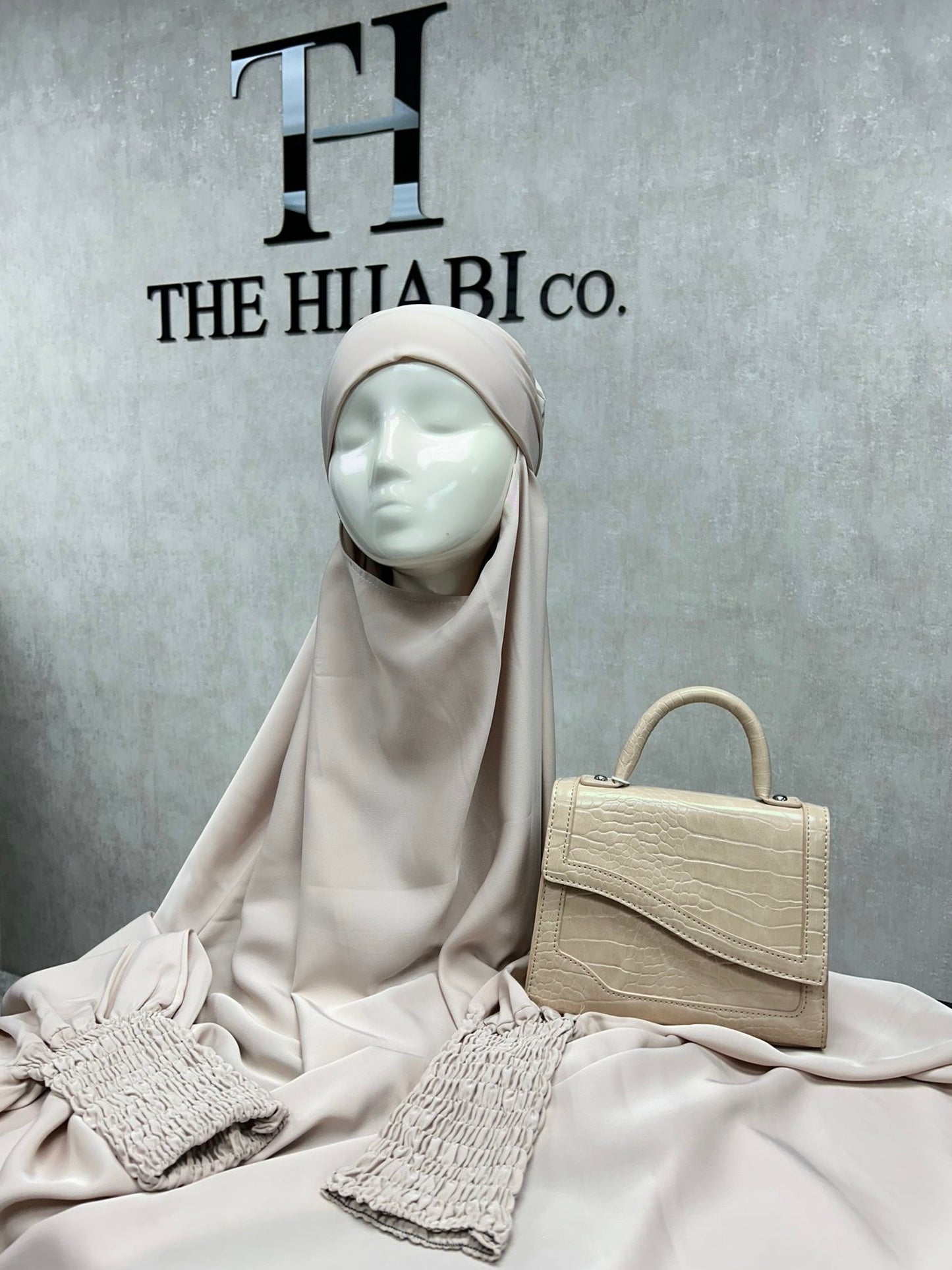 Plain Nida Jilbab - 2 piece